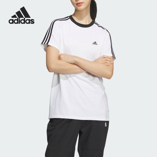 Adidas/阿迪达斯正品W 3S BF T 女士简约运动短袖T恤JI6978