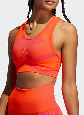 Adidas/阿迪达斯正品夏季女士时尚经典透气跑步运动内衣GP3406