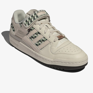 阿迪达斯正品 运动休闲板鞋 三叶草FORUM W男女款 FZ5591 LOW Adidas