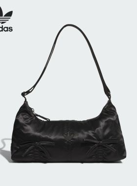 Adidas/阿迪达斯正品三叶草女士蝴蝶结法棍单肩挎包KC2770