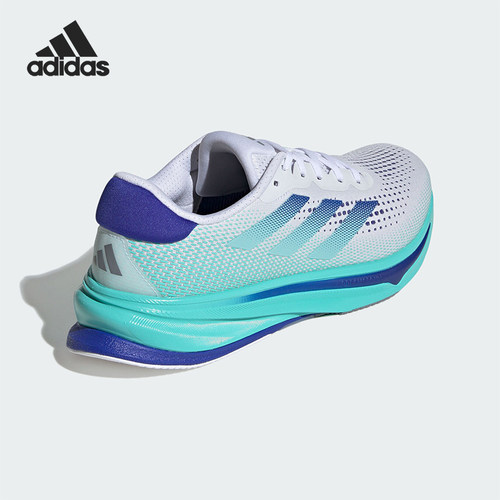 Adidas/阿迪达斯正品时尚潮流新款男士系带网眼厚底跑步鞋 ID3599