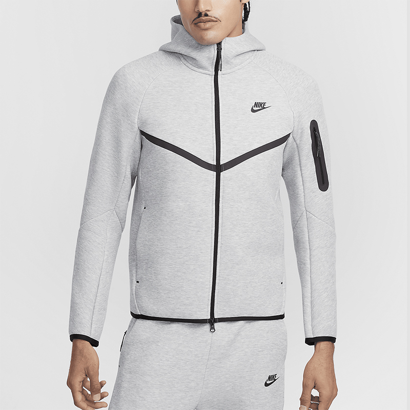 耐克男士健身针织跑步连帽外套