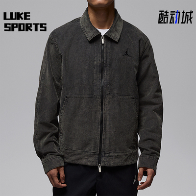 Nike/耐克正品JORDAN男士休闲翻领刺绣耐穿运动外套IF1826-010