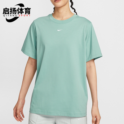 Nike/耐克正品Sportswear女士宽松休闲经典刺绣短袖FD4150-017