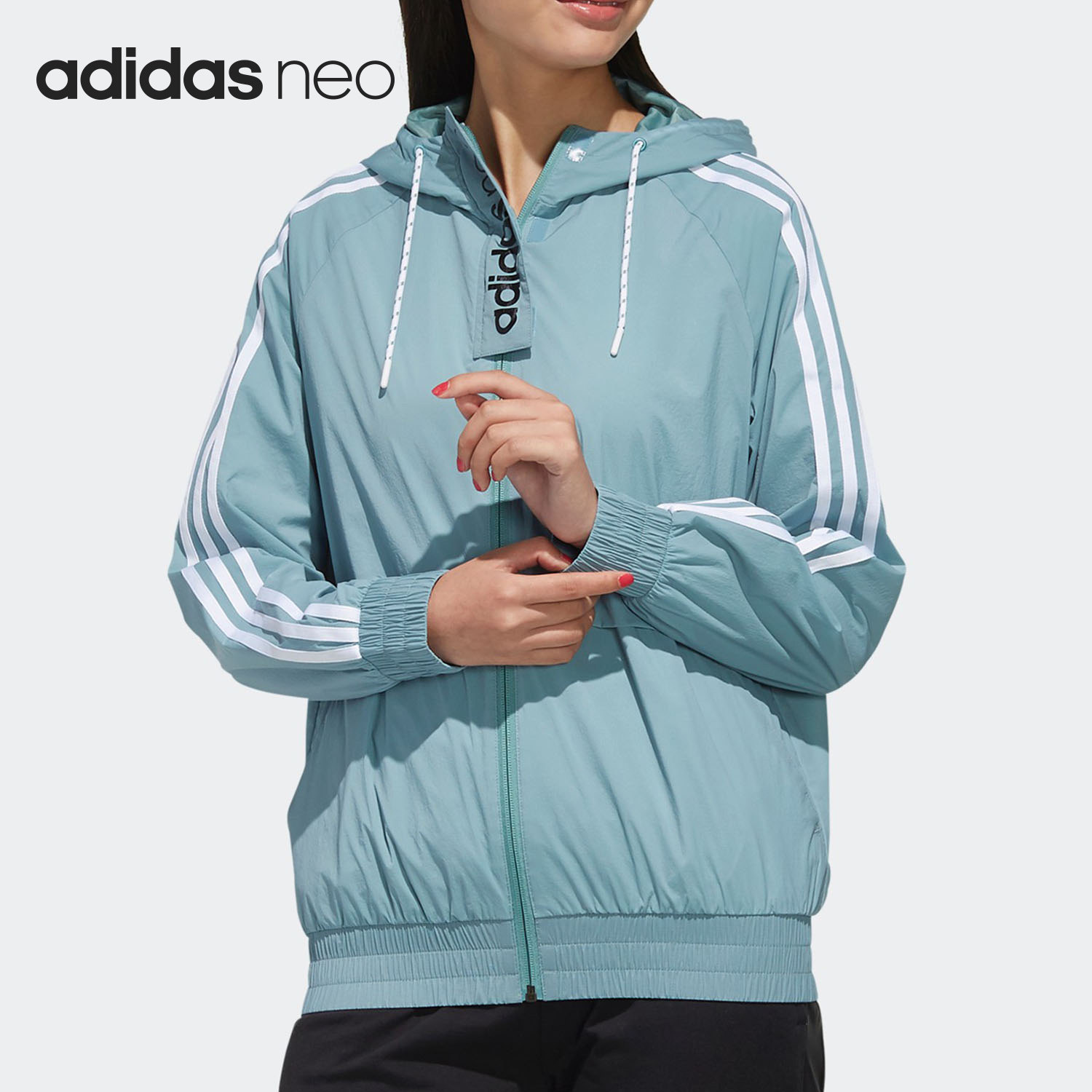 Adidas/阿迪达斯正品当季新品NEO女子休闲梭织夹克外套FK9938,运动服/休闲服装,运动茄克/外套,淘宝优惠券,粉丝福利购,淘宝优惠卷