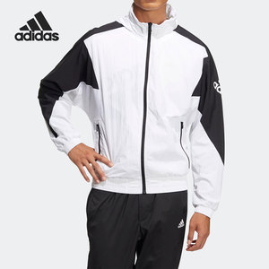 Adidas/阿迪达斯官方正品2022夏季新款休闲男女运动夹克HE7430