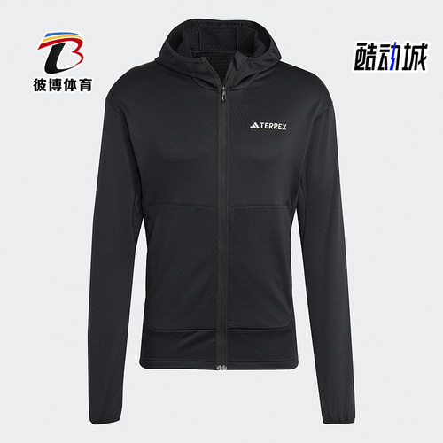 Adidas/阿迪达斯正品男士户外运动耐穿经典连帽夹克外套IB1832