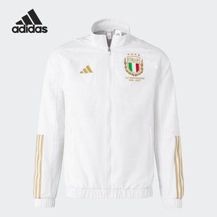 Adidas/阿迪达斯正品意大利队男子足球125周年纪念夹克HY5437