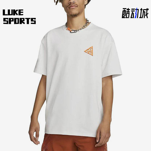 Nike/耐克正品2025 男士印花圆领透气针织经典休闲短袖FB8125-121