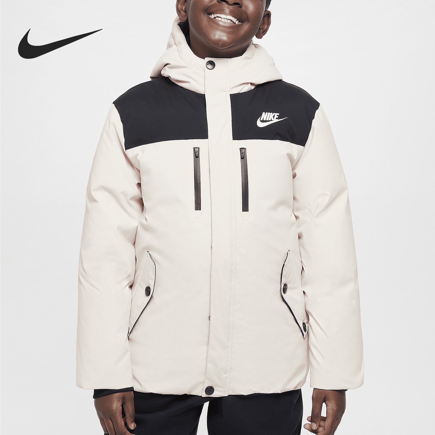 Nike/耐克正品2025大童耐穿保暖户外运动羽绒服HQ7165-126