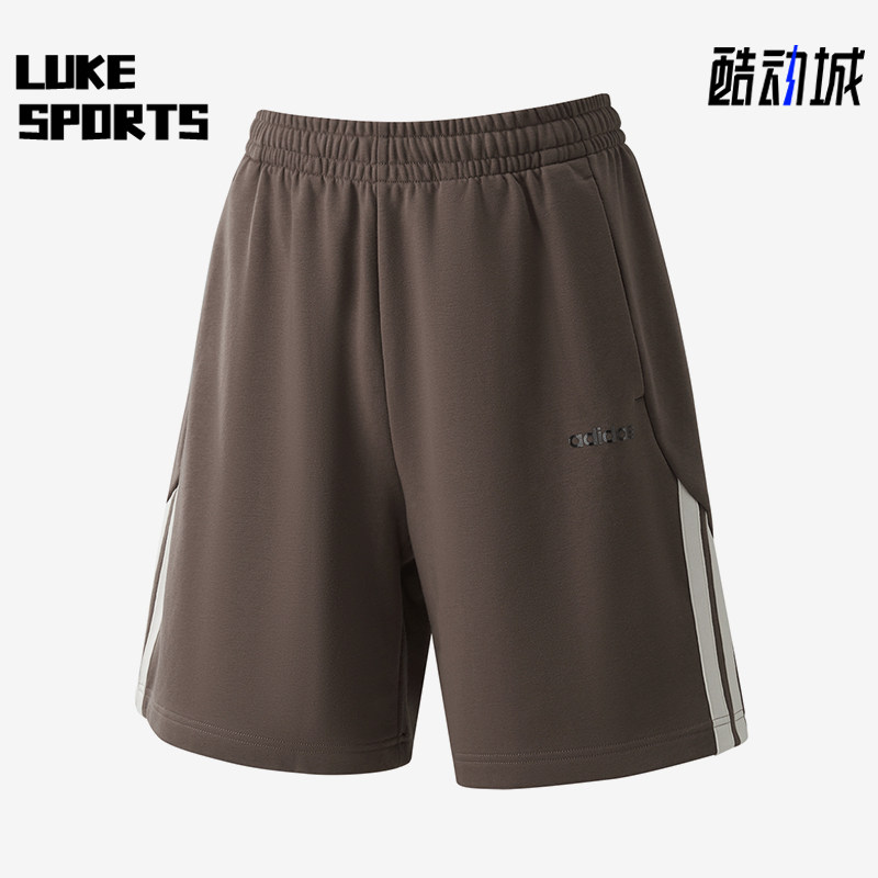 Adidas/阿迪达斯正品SportswearSS26纯色字母经典中腰短裤KQ5313