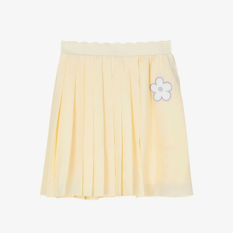 Skechers/斯凯奇正品XIAO LI联名款女子印花休闲舒适半身裙