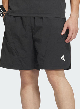 Adidas/阿迪达斯正品2025新款男士经典运动宽松休闲短裤JZ8721