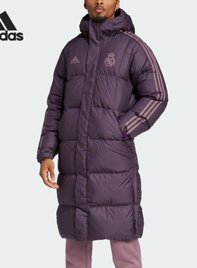 Adidas/阿迪达斯正品REAL SZN DW CT男士连帽羽绒服IT3783