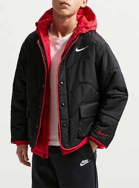 Nike/耐克正品2025冬季款大童日常连帽保暖假两件外套IU7352-010