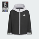 阿迪达斯正品 GFX Adidas JKT小童拉链宽松外套KB4579