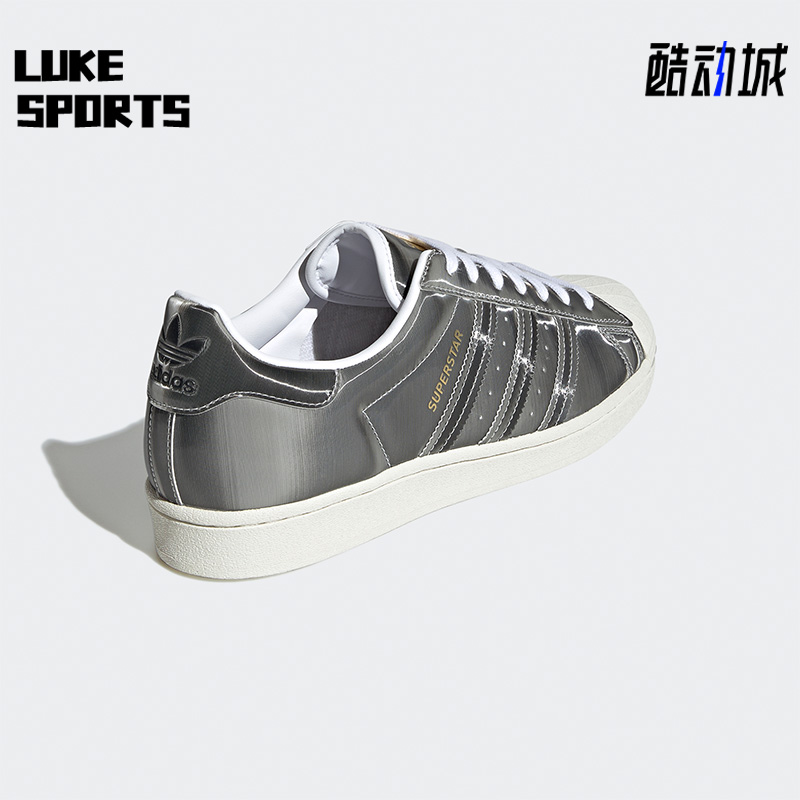 阿迪达斯三叶草男女贝壳头板鞋