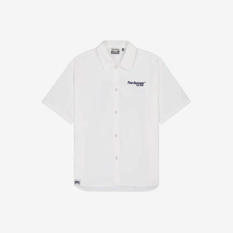 New Balance/NB正品夏季新款男子时尚简约短袖衬衫T恤NAE22161-WT