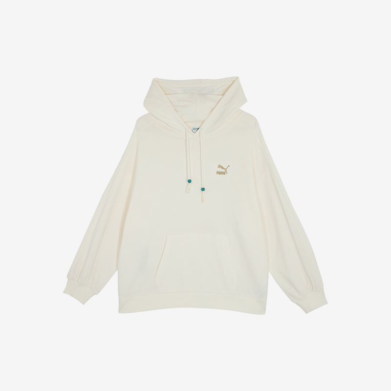 Puma/彪马正品春季女士宽松连帽休闲运动针织卫衣627269-65