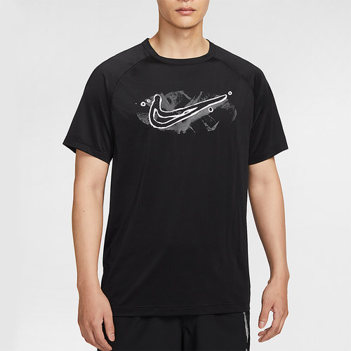 Nike/耐克正品Dri-FIT男士运动训练透气针织休闲短袖HV0429-010