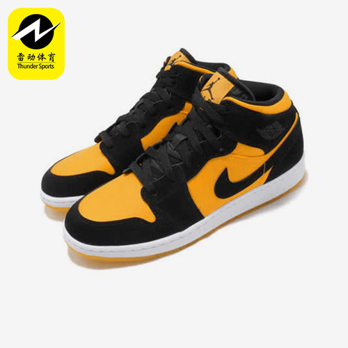 Nike/耐克正品JORDANAirJordan1Mid新款经典男篮球鞋CD6760-007