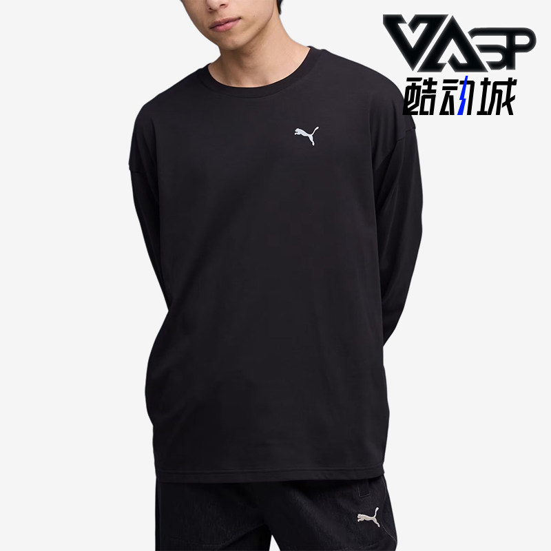 Puma/彪马正品NEKO-san宽松圆领长袖T恤经典黑色运动鞋635050-01