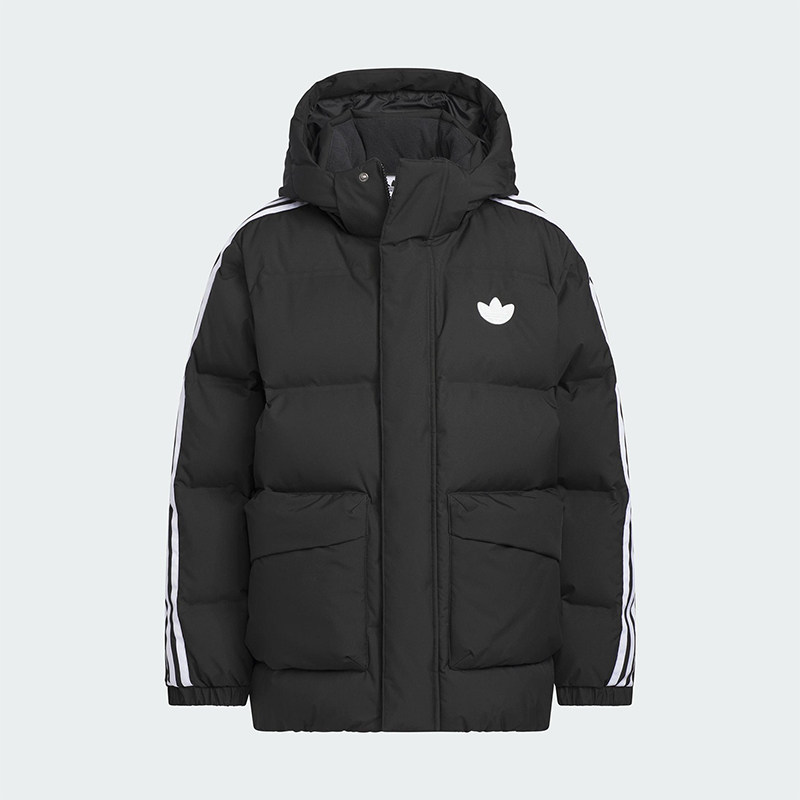 Adidas/阿迪达斯正品三叶草儿童休闲加厚保暖运动羽绒服KC5388