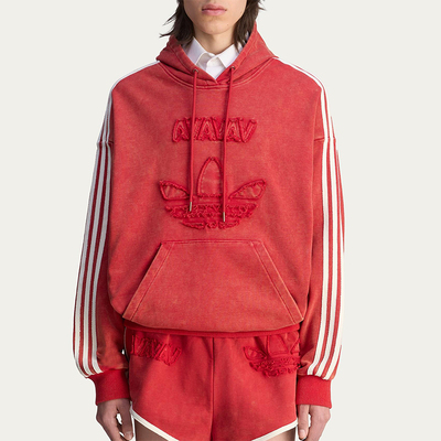 Adidas/阿迪达斯正品三叶草男女连帽舒适套头长袖卫衣JP4850