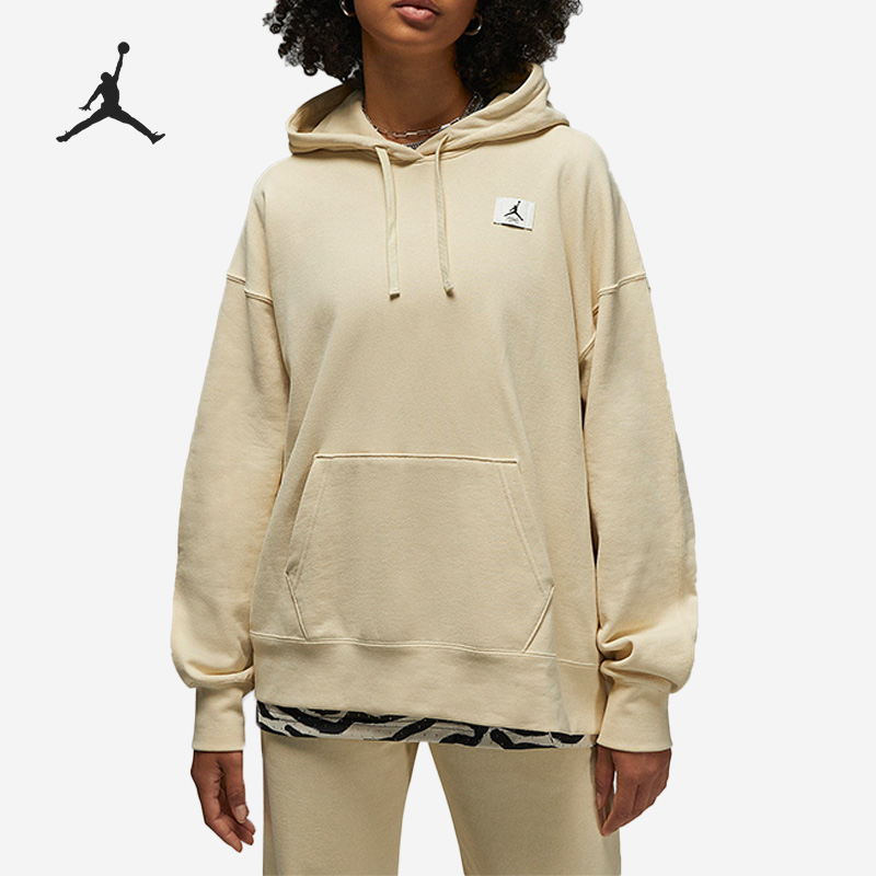 Nike/耐克正品Air Jordan女子运动加绒连帽卫衣DQ4604-234