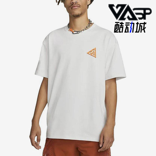 Nike/耐克正品2025 男士印花圆领透气针织经典休闲短袖FB8125-121