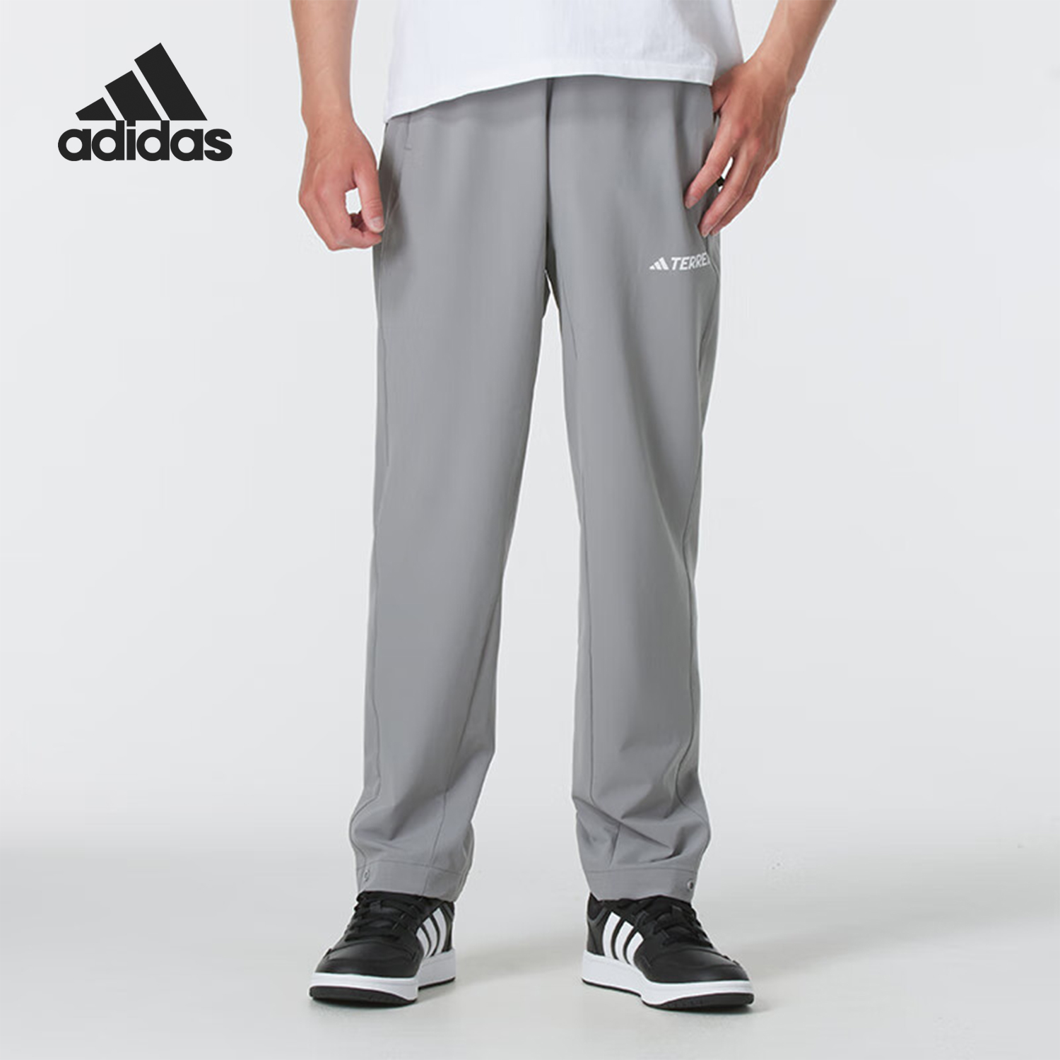 阿迪达斯男士运动耐穿长裤