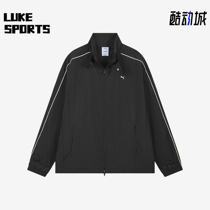 Puma/彪马正品T7男女夹克复古立领拉链经典休闲夹克外套638014-01