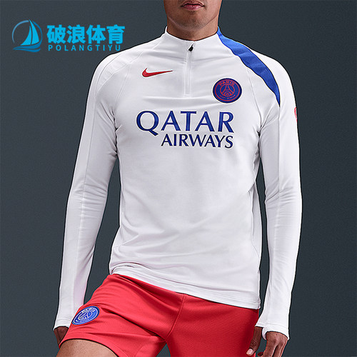 Nike/耐克正品Dri-Fit男士吸湿时尚足球长袖T恤HM3356-101
