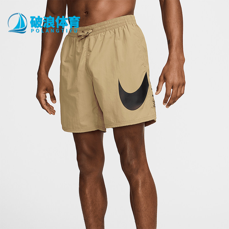 Nike/耐克正品Swim Breaker男士大勾梭织经典沙滩短裤HV7077-297