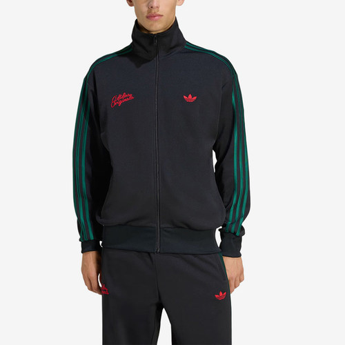Adidas/阿迪达斯正品三叶草男士宽松立领拉链夹克外套KD0451
