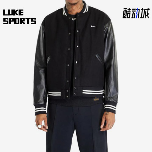 Nike/耐克正品Varsity Jacket男女单排扣经典夹克外套FD7845-010