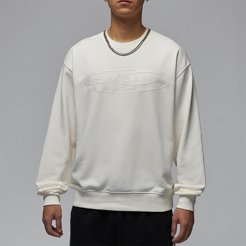 Nike/耐克正品JORDAN男士圆领运动简约宽松卫衣HV9284-133