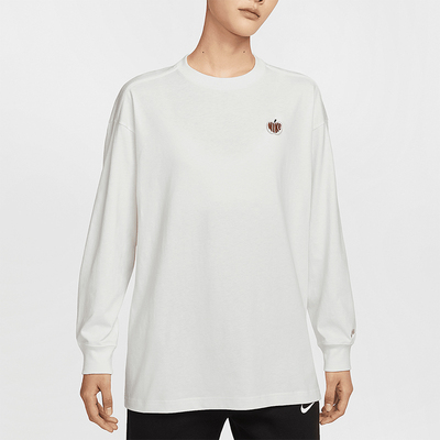 Nike/耐克正品秋季新款女士印花刺绣简约宽松T恤IB1670-133