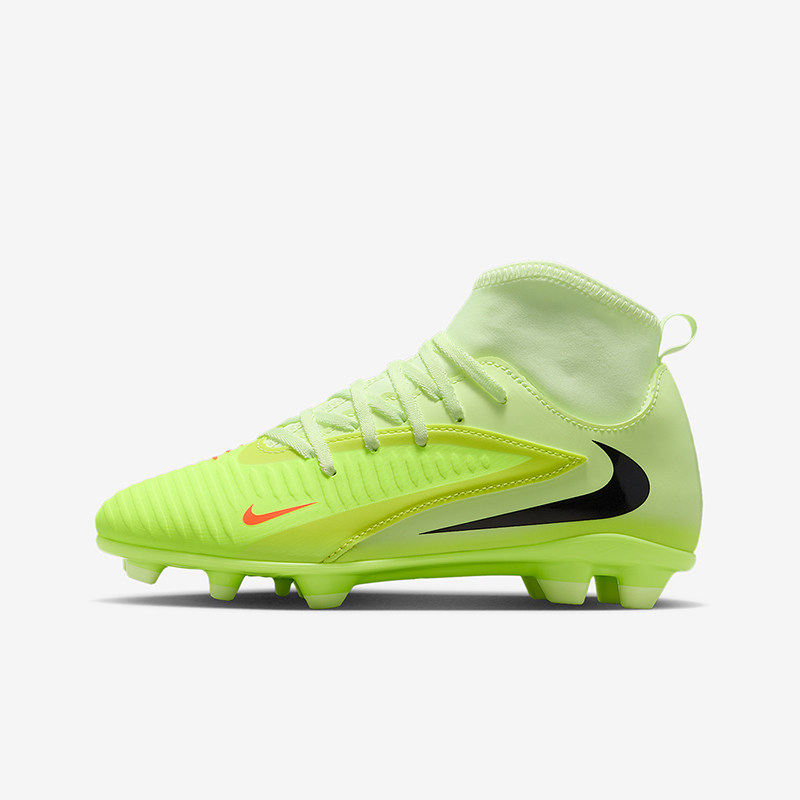 Nike/耐克正品2025秋季款儿童减震高帮系带耐磨足球鞋HQ2022-800