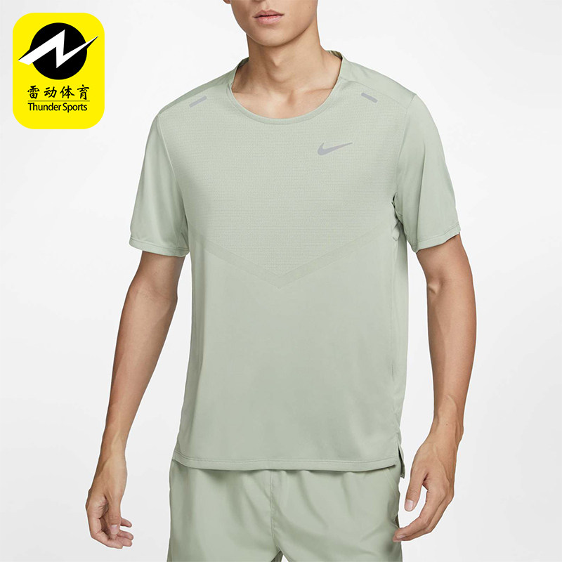 耐克男士圆领宽松训练跑步短袖