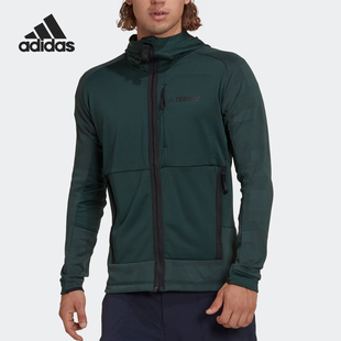 Adidas/阿迪达斯正品TERREX户外运动男子透气连帽外套上衣 HH9220