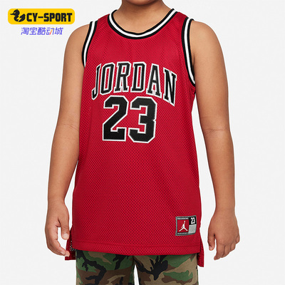 Nike/耐克正品Jordan 夏季新款透气大童无袖背心 DO1968-687
