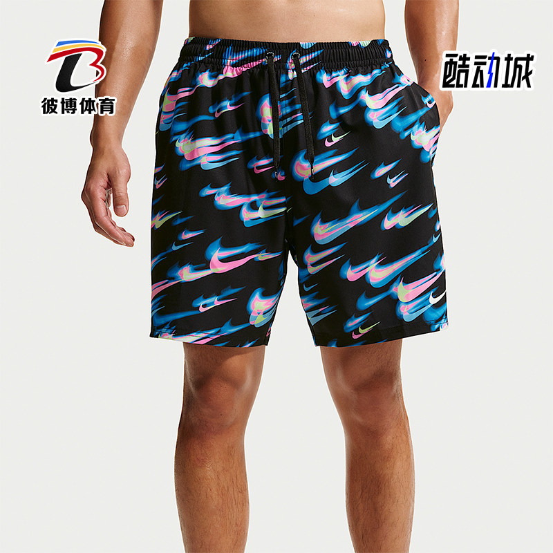 Nike/耐克正品Swim Breaker男士时尚沙滩含衬裤短裤IU2358-921