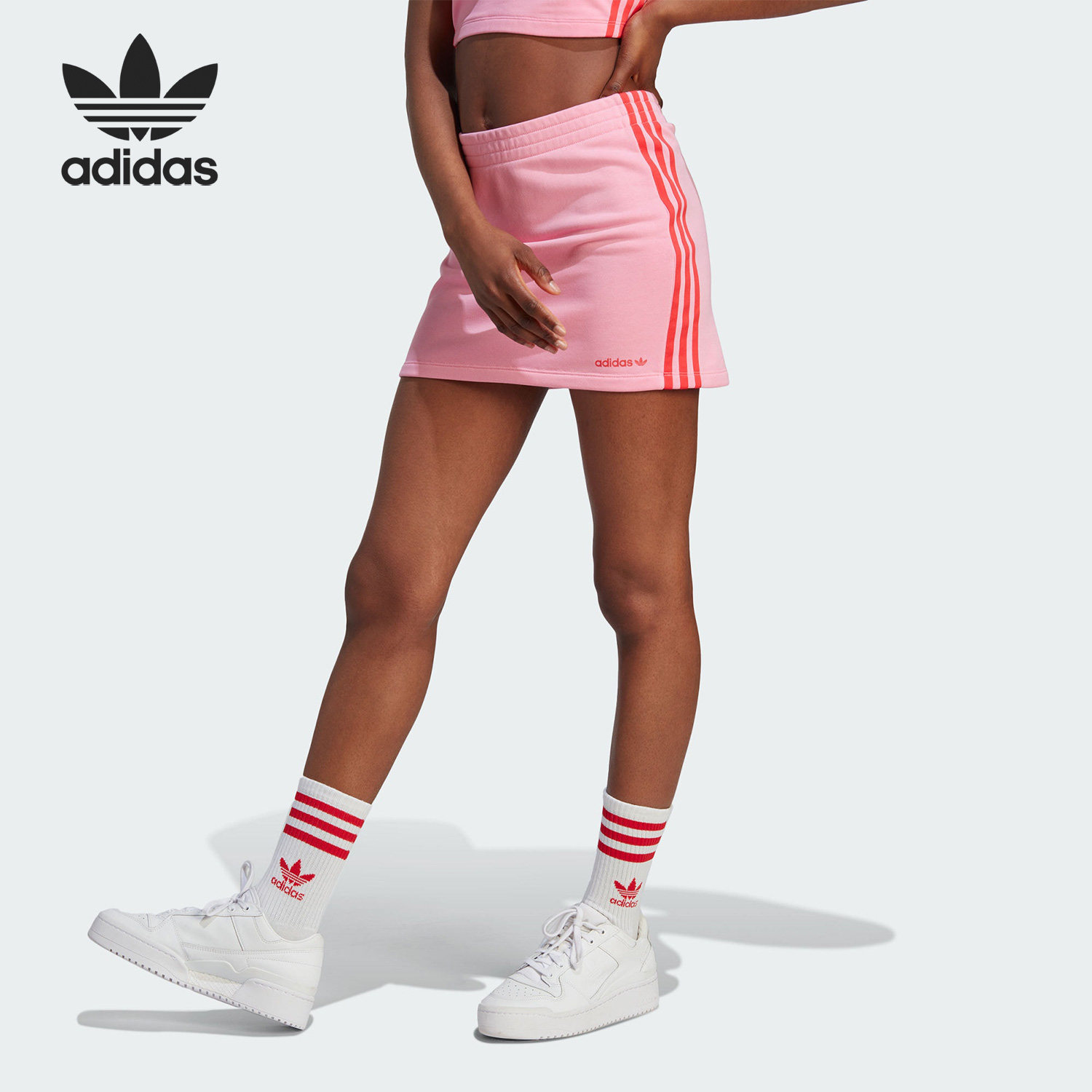 Adidas/阿迪达斯正品ISLAND CLUB MINI女子运动短裙IT8167