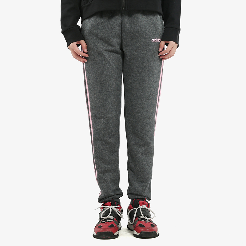 Adidas/阿迪达斯正品W E 3S PANT女士运动针织休闲条纹长裤DU0688