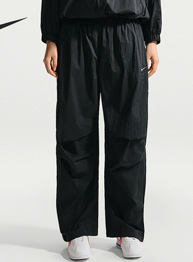 Nike/耐克正品夏季女士防晒中腰轻盈运动梭织长裤IO3377-010