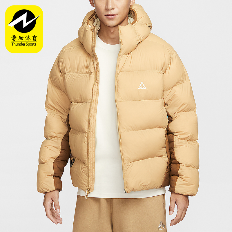 Nike/耐克正品Therma-FIT男士休闲运动保暖拼接棉服FV8911-297