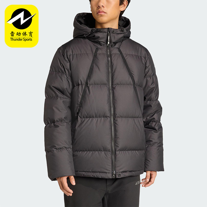 Adidas/阿迪达斯正品GOOSE DOWN JACKET男士休闲防风羽绒服JV6210