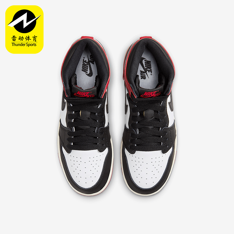 Nike/耐克正品JORDAN GS大童系带高帮耐磨运动篮球鞋FD1437-106