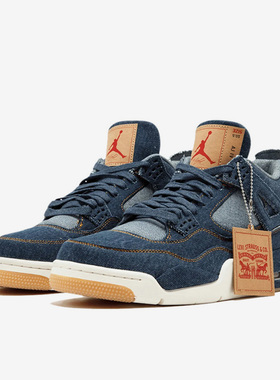Nike/耐克正品男士牛仔布系带圆头中帮复古篮球鞋AO2571-401